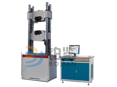 Type D computer screen display hydraulic universal testing machine.