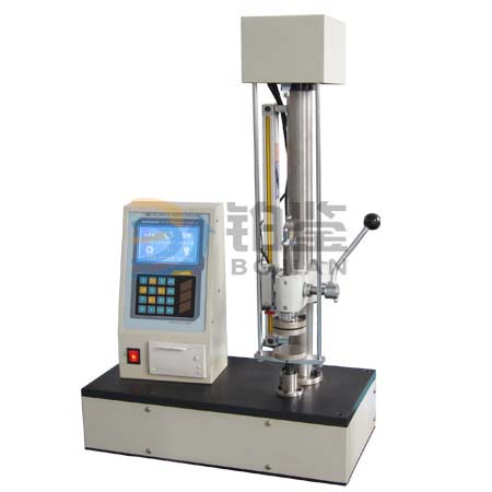 Small manual spring tension testing machine